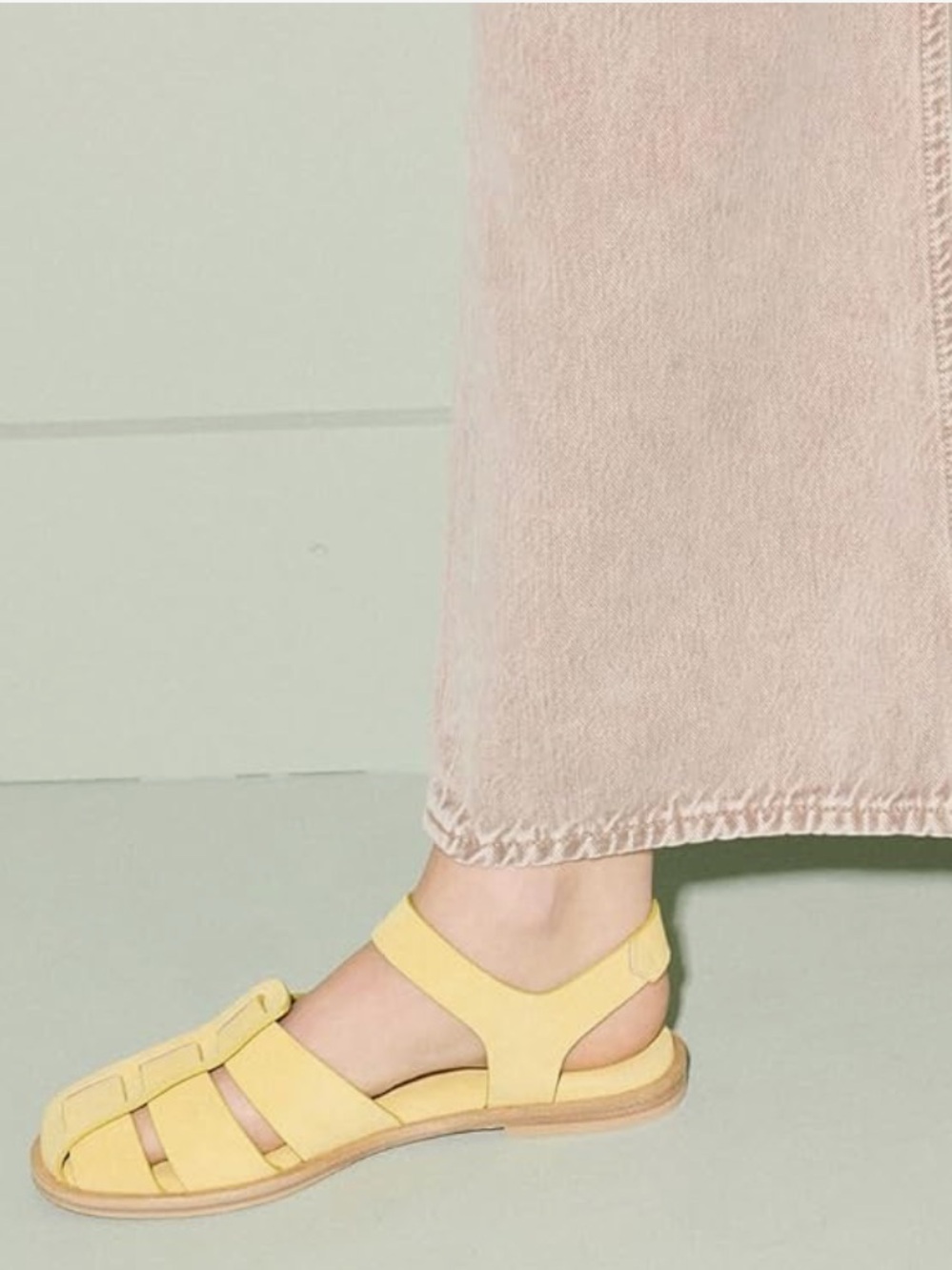 New / Never worn - Womens Yellow Fisherman Sandals